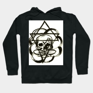 Skull Moth Design Hoodie